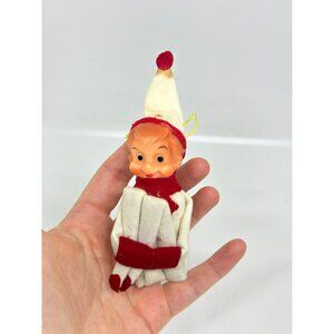 VTG Pixie Elf Knee Hugger Japan Christmas Ornament Shelf Sitter 1960’s